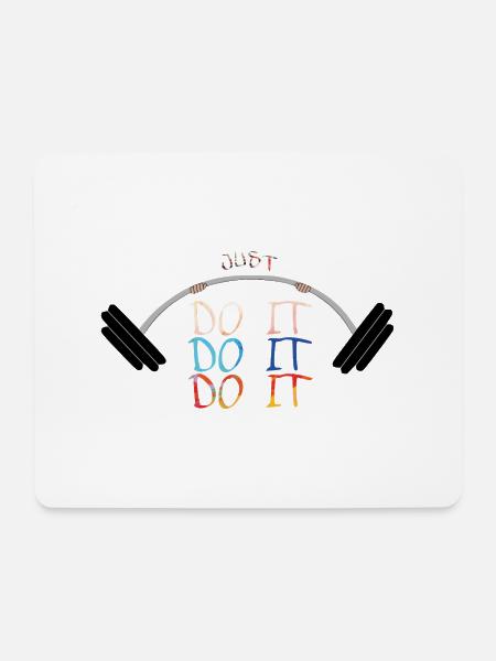 DO IT - Mousepad (Querformat) - Weiß