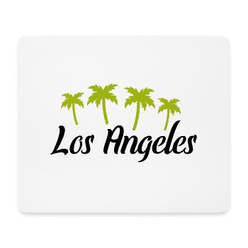 los angeles - Mousepad (Querformat) - Weiß - Vorne