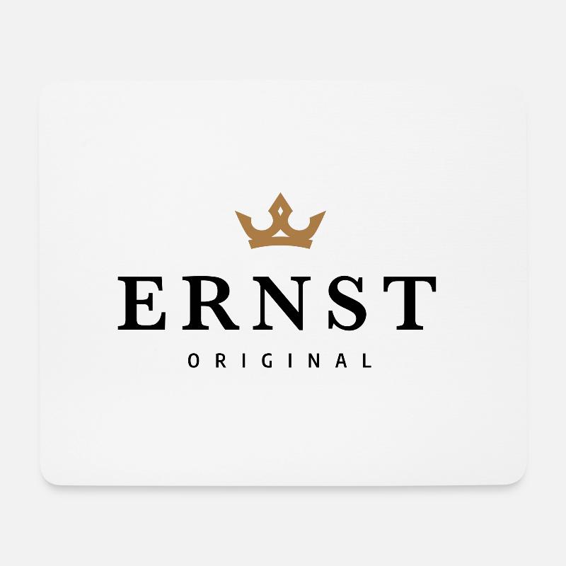 Ernst - Mousepad (Querformat) - Weiß