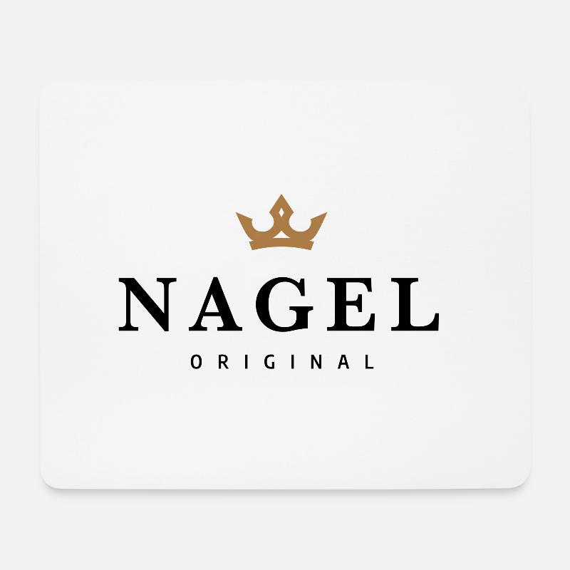 Nagel - Mousepad (Querformat) - Weiß