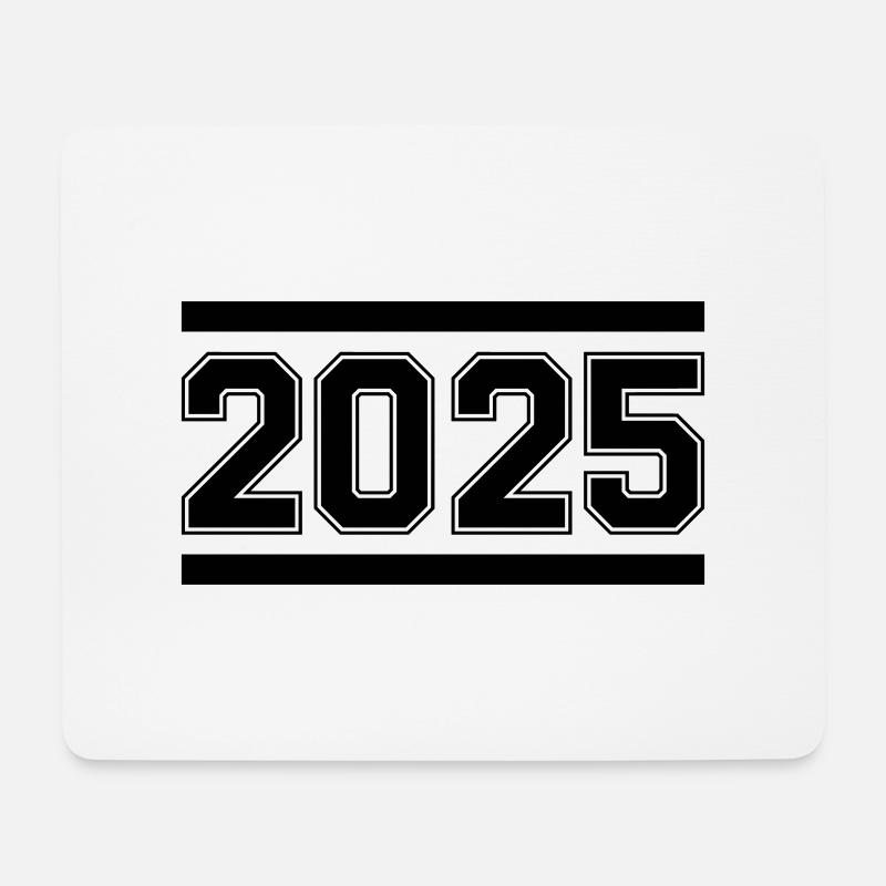 2025 - Mousepad (Querformat) - Weiß