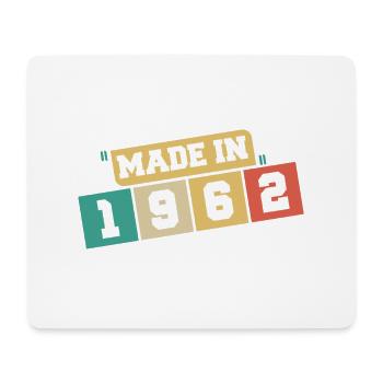 1962 Geburtstag 1962 Jahrgang 1962 Geburtstag - Mousepad (Querformat) - Weiß - Vorne