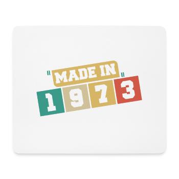 1973 Geburtstag 1973 Jahrgang 1973 Geburtstag - Mousepad (Querformat) - Weiß - Vorne