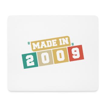 2009 Birthday 2009 Born in 2009 Birthday - Mouse Pad (horizontal) - white - Front