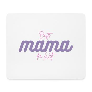 Beste Mama der Welt - Mousepad (Querformat) - Weiß - Vorne