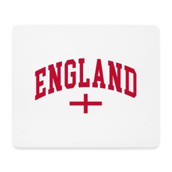 England - Mousepad (Querformat) - Weiß - Vorne