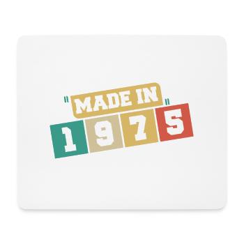 1975 Birthday 1975 Born in 1975 Anniversary - Mouse Pad (horizontal) - white - Front