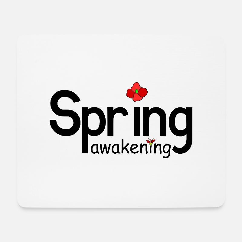 Spring awakening - Mouse Pad (horizontal) - white