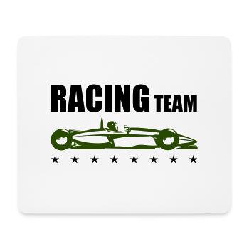 racing team - Mousepad (Querformat) - Weiß - Vorne