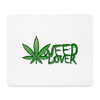 Unkraut-Liebhaber - Mousepad (Querformat) - Weiß - Vorne