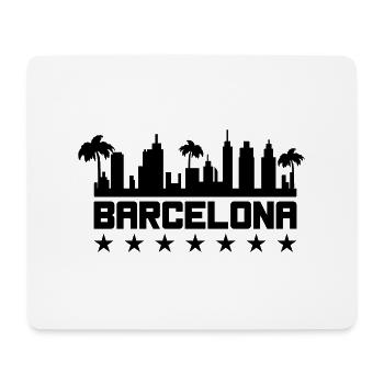 barcelona - Mousepad (Querformat) - Weiß - Vorne