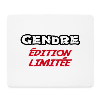 Limitierte Auflage GENDRE - Mousepad (Querformat) - Weiß - Vorne