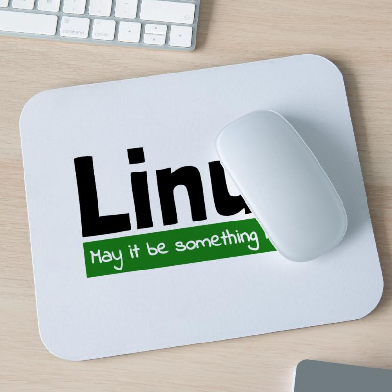 Linux Computer Computerarbeit witzige Sprüche Nerd Mousepad (Querformat)