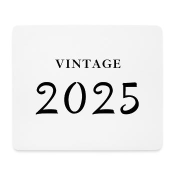 Jahrgang 2025 - Geschenkidee zum Geburtstag - Mousepad (Querformat) - Weiß - Vorne