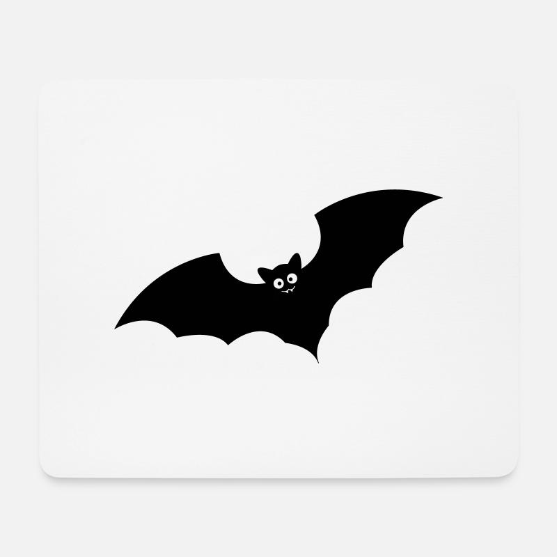 fledermaus - Mousepad (Querformat) - Weiß