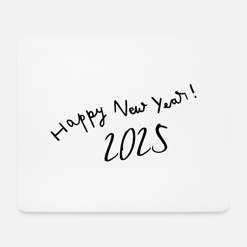 Happy New Year 2025 - Mousepad (Querformat) - Weiß