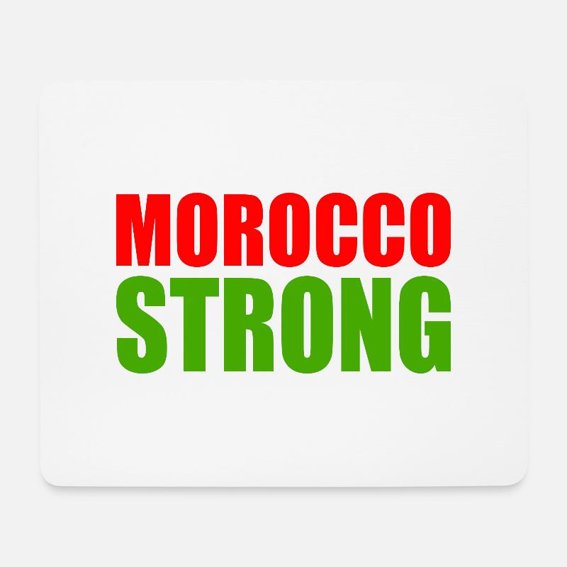 Morocco strong - Tapis de souris (format paysage) - blanc