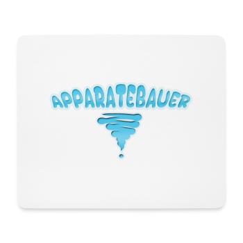 Apparatus builder as a profession - Mouse Pad (horizontal) - white - Front