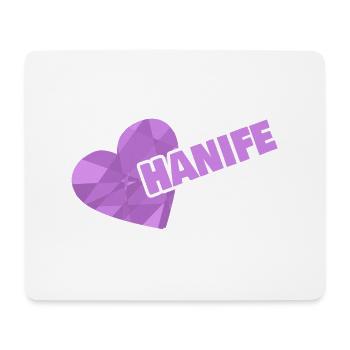 Geschenk für Hanife - Mousepad (Querformat) - Weiß - Vorne