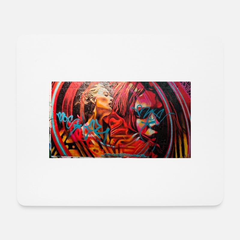 Graffiti World 5 - Mousepad (Querformat) - Weiß