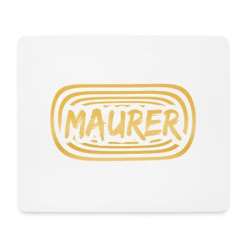 Gift for bricklayer - Mouse Pad (horizontal) - white - Front