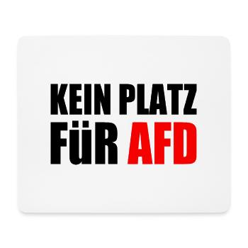 kein platz für afd - Mousepad (Querformat) - Weiß - Vorne