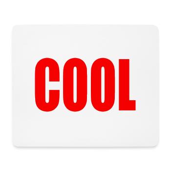 Cool - Tapis de souris (format paysage) - blanc - Devant