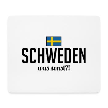 Schweden was sonst Spruch Skandinavien - Mousepad (Querformat) - Weiß - Vorne