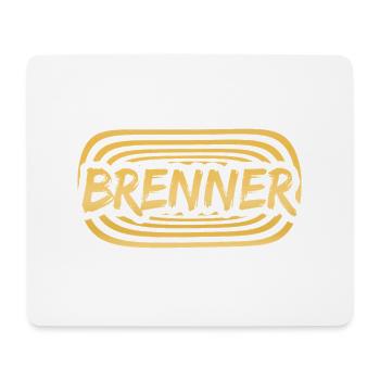 Brûleur de travail - Tapis de souris (format paysage) - blanc - Devant