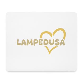 Cadeau pour Lampedusa - Tapis de souris (format paysage) - blanc - Devant