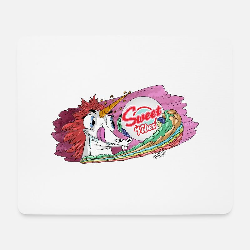 Sweet Vibez - Mousepad (Querformat) - Weiß
