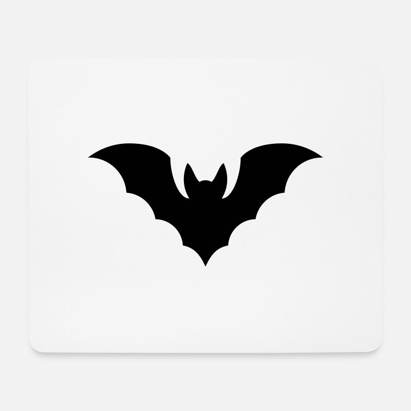 Fledermaus - Mousepad (Querformat) - Weiß