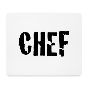 chef - Mousepad (Querformat) - Weiß - Vorne