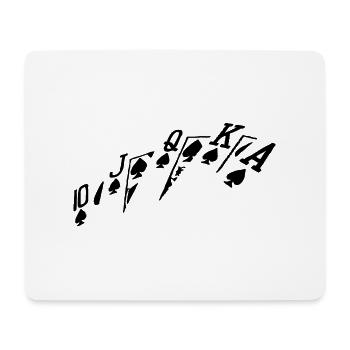poker_02 - Tapis de souris (format paysage) - blanc - Devant