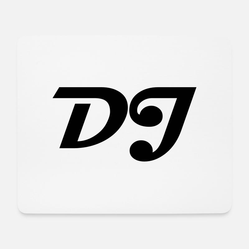 DJ - Mousepad (Querformat) - Weiß