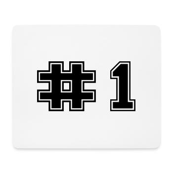 Number One Mum - Mouse Pad (horizontal) - white - Front