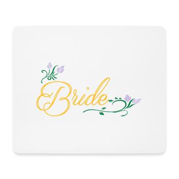Bride Color - Mousepad (Querformat) - Weiß - Vorne