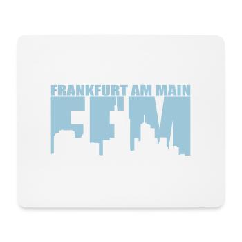 FFM - Frankfurt am Main - Tapis de souris (format paysage) - blanc - Devant
