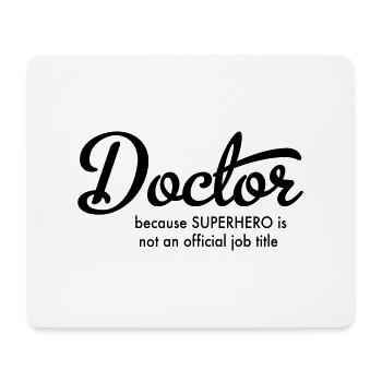 doctor - Mousepad (Querformat) - Weiß - Vorne