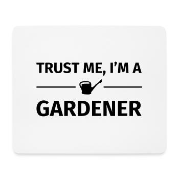 Trust me I'm an Gardener - Tapis de souris (format paysage) - blanc - Devant