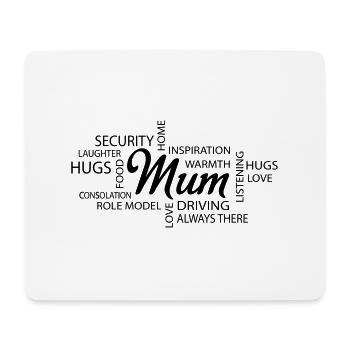 Mama - Mouse Pad (horizontal) - white - Front