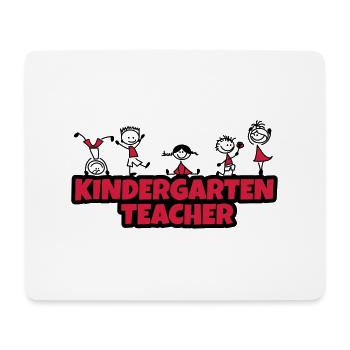 kindergarten teacher - Mousepad (Querformat) - Weiß - Vorne