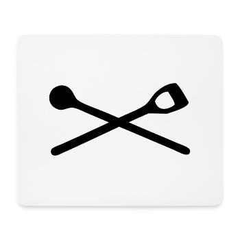 wooden spoon - Mouse Pad (horizontal) - white - Front