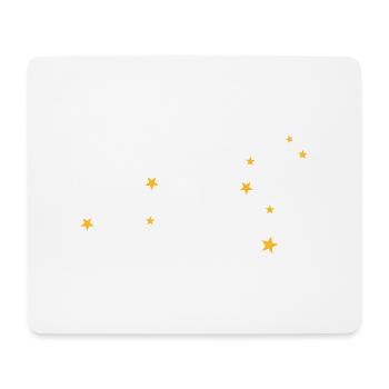 Signe astrologique Lion - Tapis de souris (format paysage) - blanc - Devant