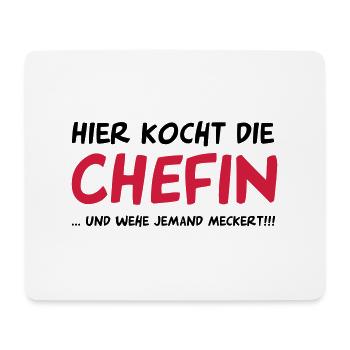 Chefkoch - Mousepad (Querformat) - Weiß - Vorne