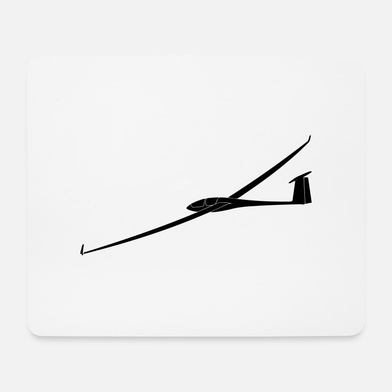 ASH25 segelflugzeug - Mousepad (Querformat) - Weiß