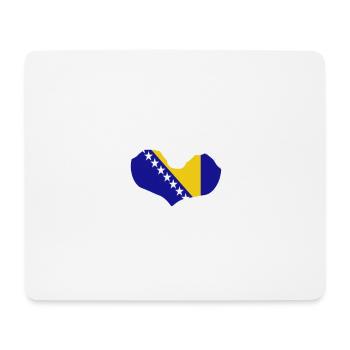 I love hands Bosnia and Herzegovina - heart - Mouse Pad (horizontal) - white - Front