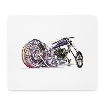 Motorcycles - Mouse Pad (horizontal) - white - Front