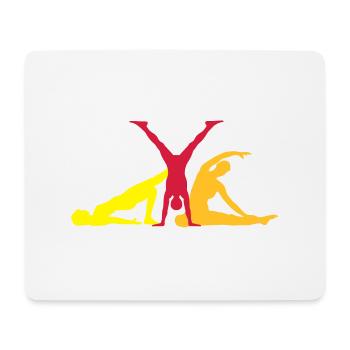 2541614 15809734 yoga - Tapis de souris (format paysage) - blanc - Devant