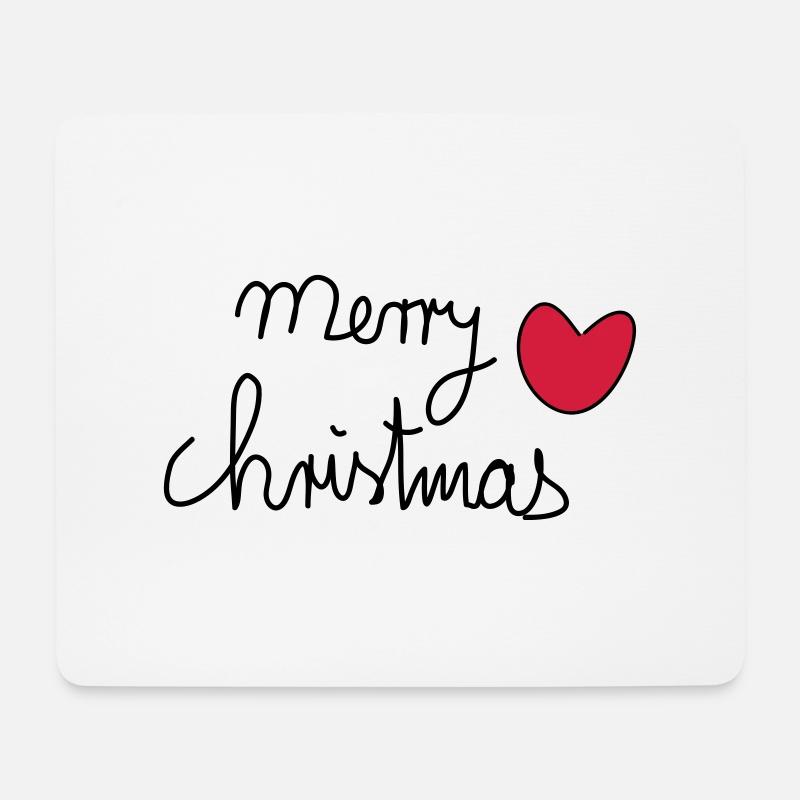 Merry Christmas - Mousepad (Querformat) - Weiß
